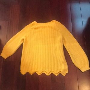 Zara yellow sweater